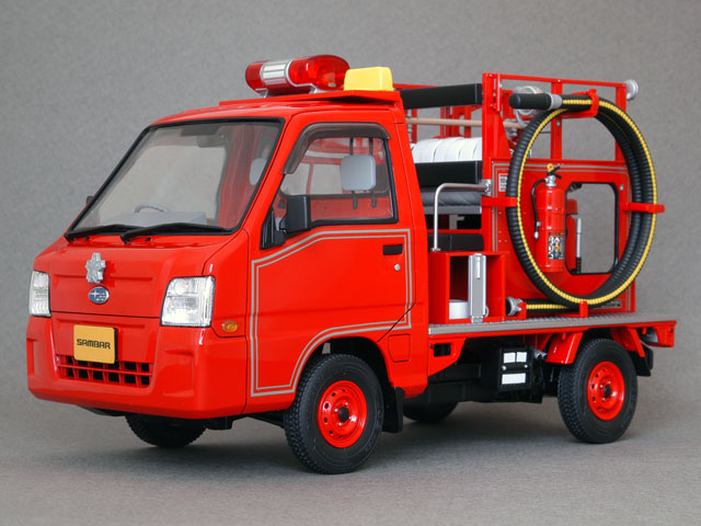 AOSHIMA 1/24 SUBARU SAMBAR FIRE ENGINE